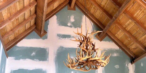Pool house trim